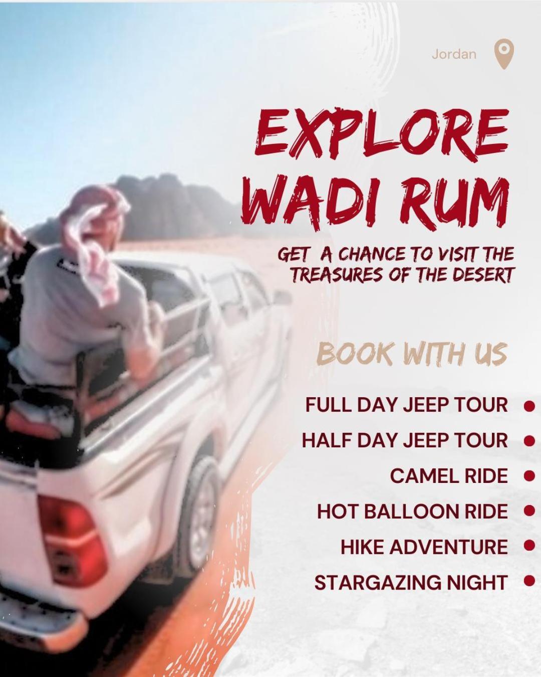 Bed and Breakfast Joy Of Life Wadi Rum Exterior foto
